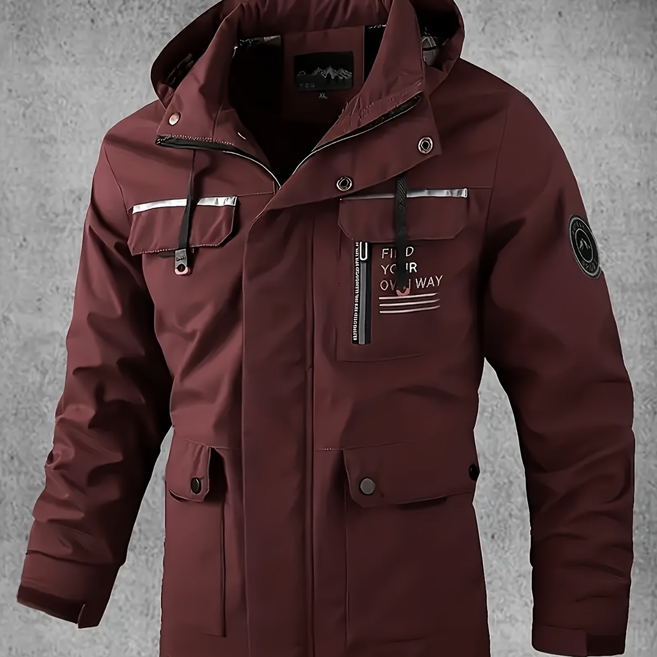 Thijs | Veste softshell homme imperméable et coupe-vent avec capuche et plusieurs poches