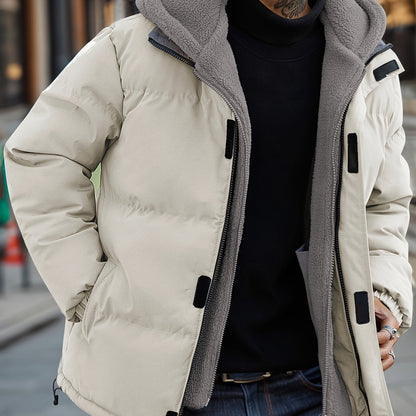 Tim | Veste polaire matelassée pour homme avec capuche et poches