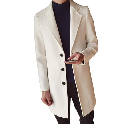 Tim | Manteau long en laine pour homme