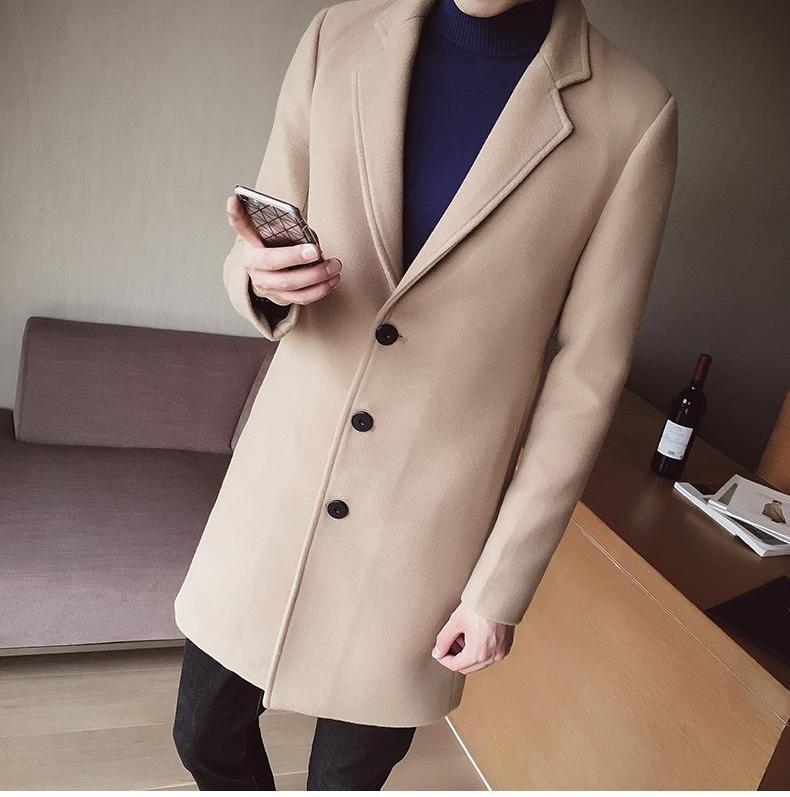 Tim | Manteau long en laine pour homme