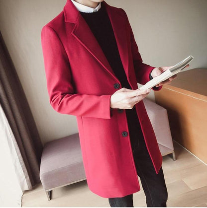 Tim | Manteau long en laine pour homme