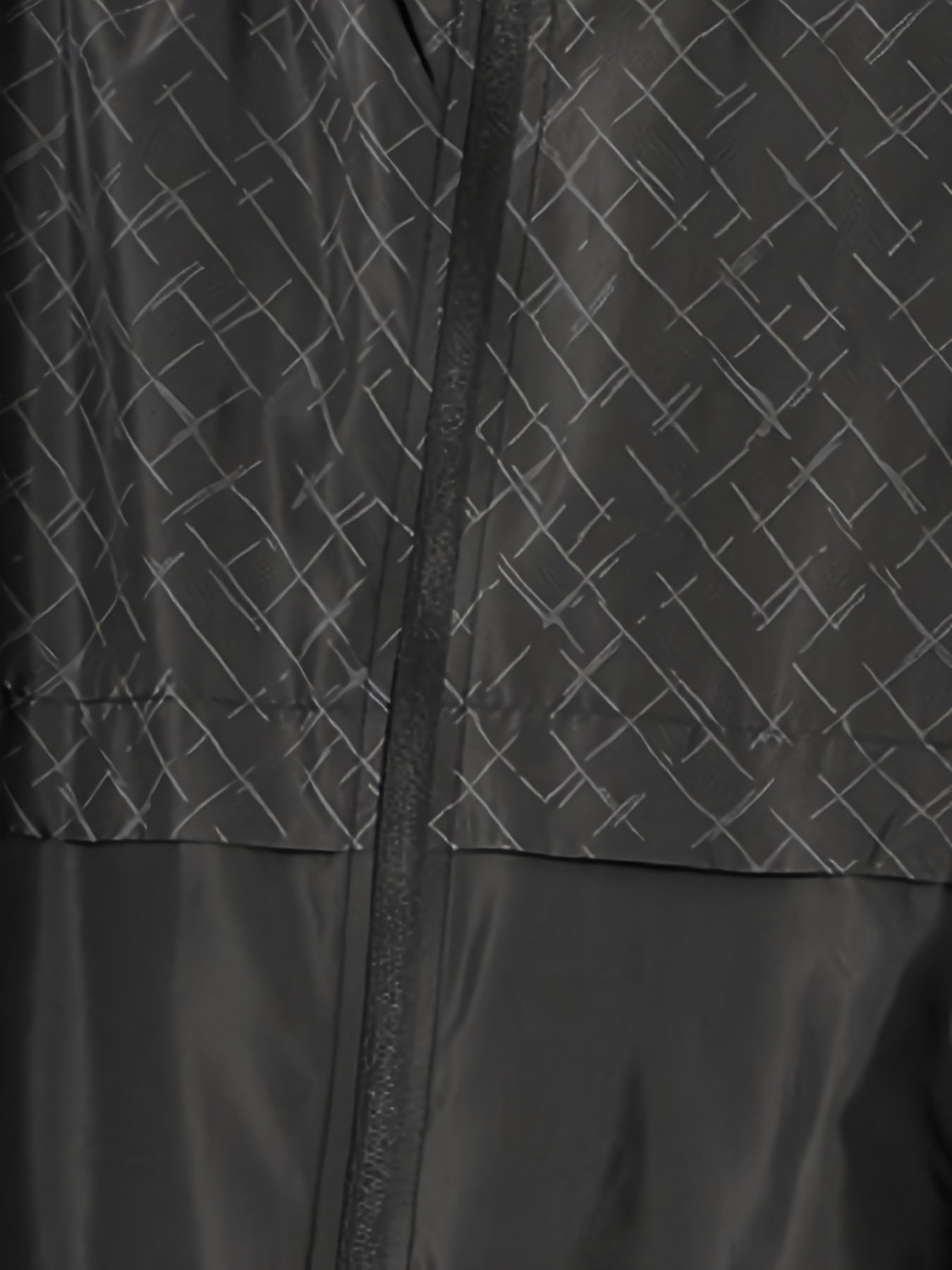Tim | Coupe-vent léger pour homme avec motif à carreaux et capuche
