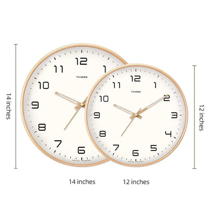 TimelessWood - minimalistinen massiivipuinen seinäkello - ainutlaatuinen muotoilu