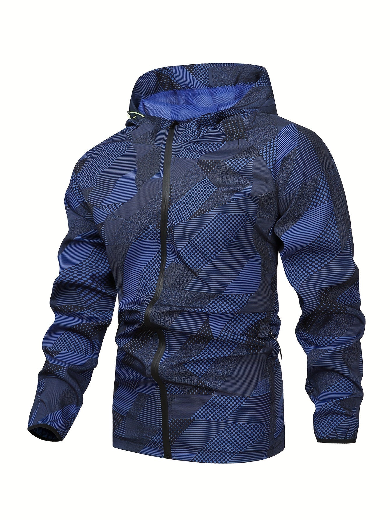 Tom | Veste à capuche zippée bicolore pour hommes