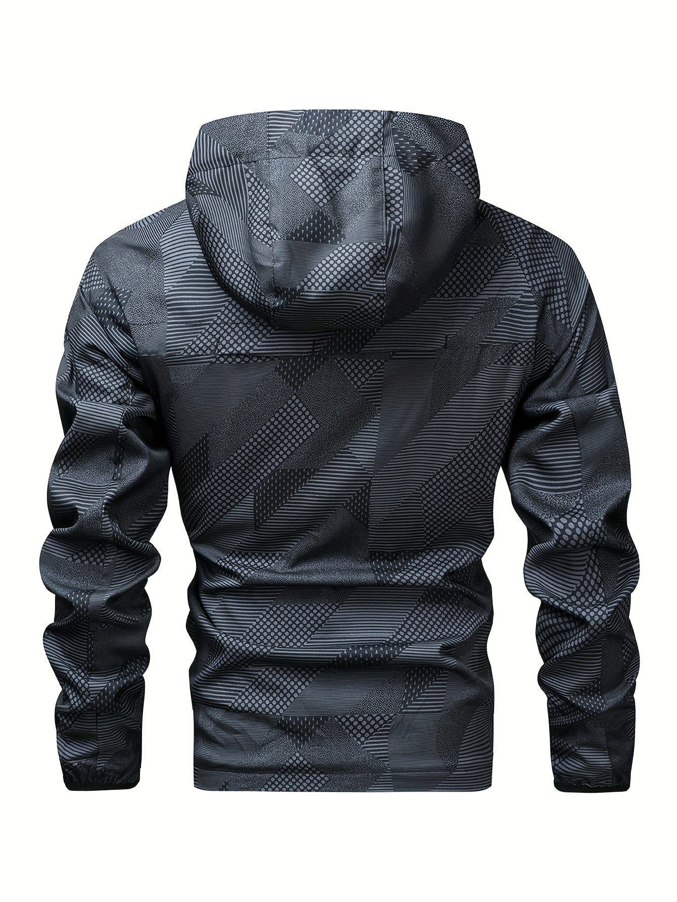 Tom | Veste à capuche zippée bicolore pour hommes