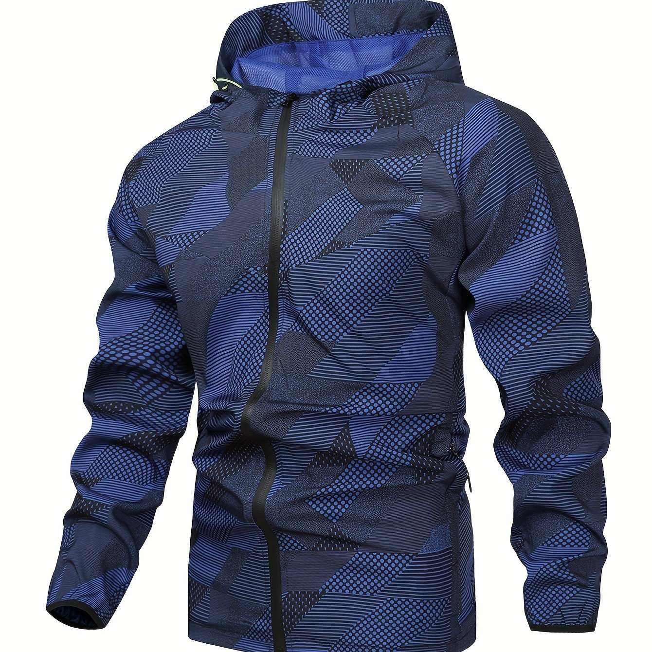 Tom | Veste à capuche zippée bicolore pour hommes