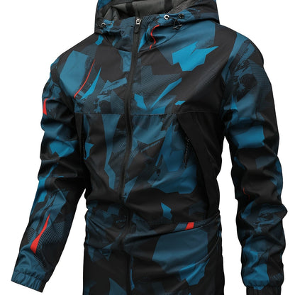 Tom | Veste à capuche zippée bicolore pour hommes