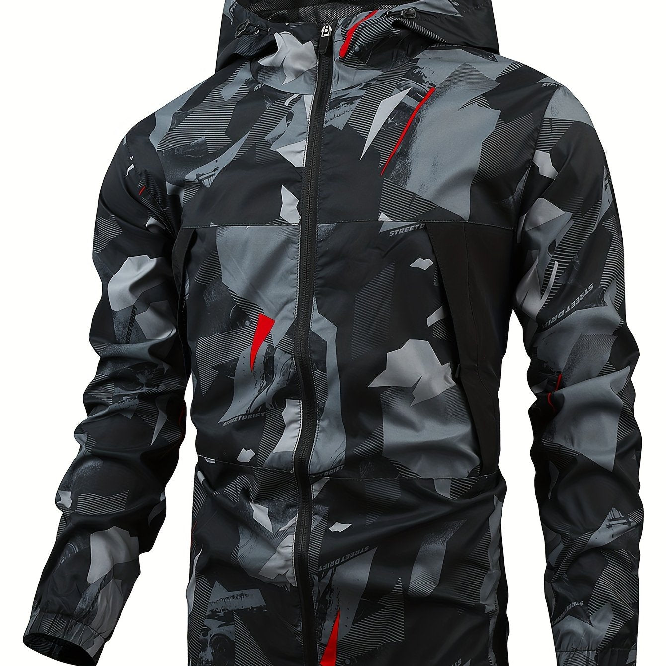Tom | Veste à capuche zippée bicolore pour hommes
