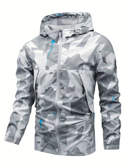 Tom | Veste à capuche zippée bicolore pour hommes