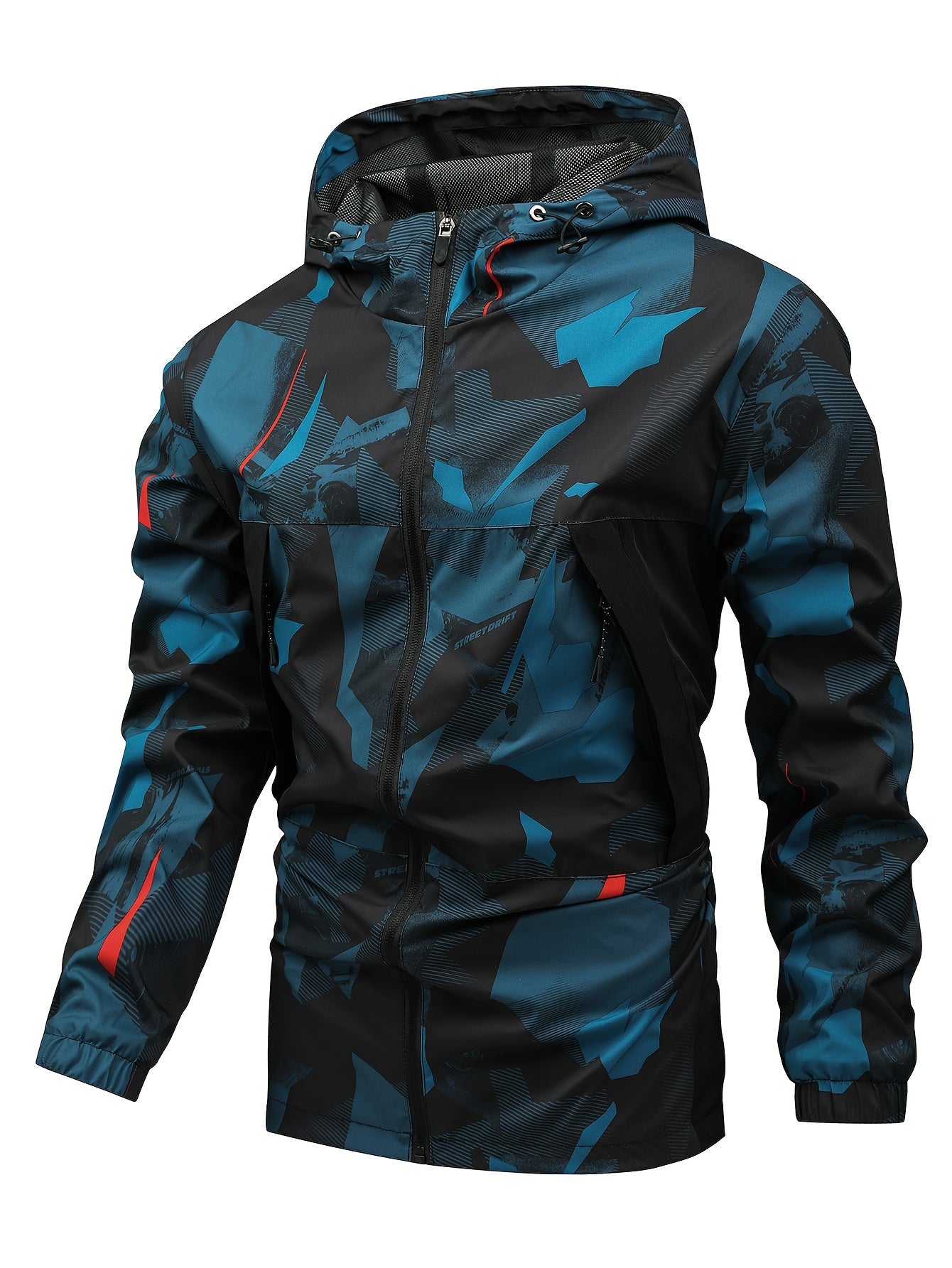 Tom | Veste à capuche zippée bicolore pour hommes