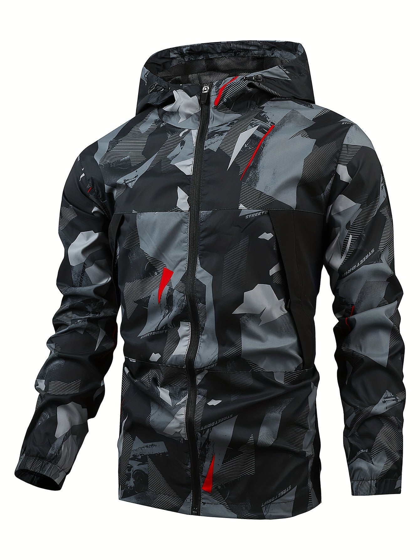 Tom | Veste à capuche zippée bicolore pour hommes