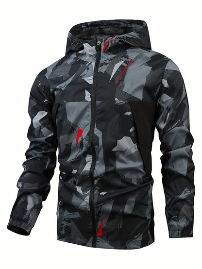 Tom | Veste à capuche zippée bicolore pour hommes