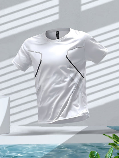 Tom | T-shirt de sport coloré pour homme avec manches courtes à séchage rapide