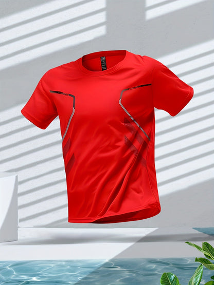 Tom | T-shirt de sport coloré pour homme avec manches courtes à séchage rapide