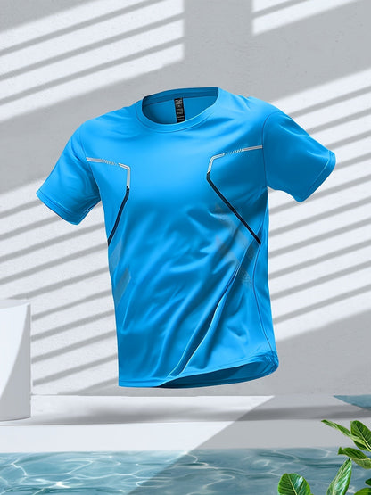 Tom | T-shirt de sport coloré pour homme avec manches courtes à séchage rapide