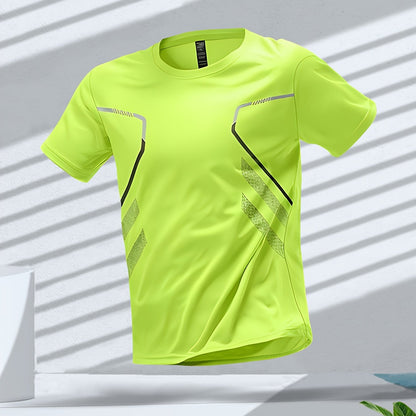 Tom | T-shirt de sport coloré pour homme avec manches courtes à séchage rapide