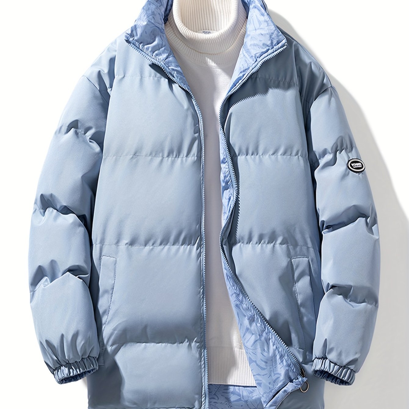 Tom | Veste épaisse réversible avec col montant et manches longues