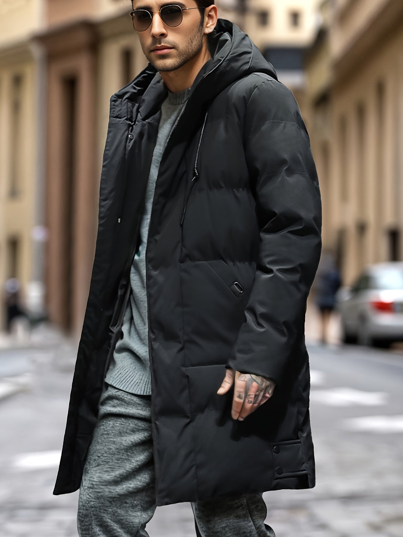 Tom | Parka d'hiver chaude avec capuche et poches
