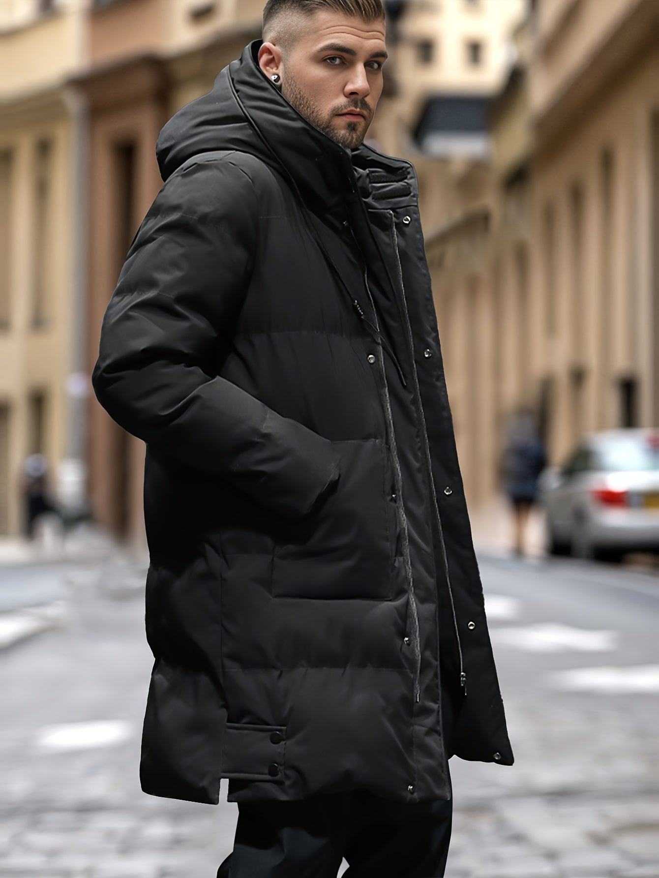 Tom | Parka d'hiver chaude avec capuche et poches