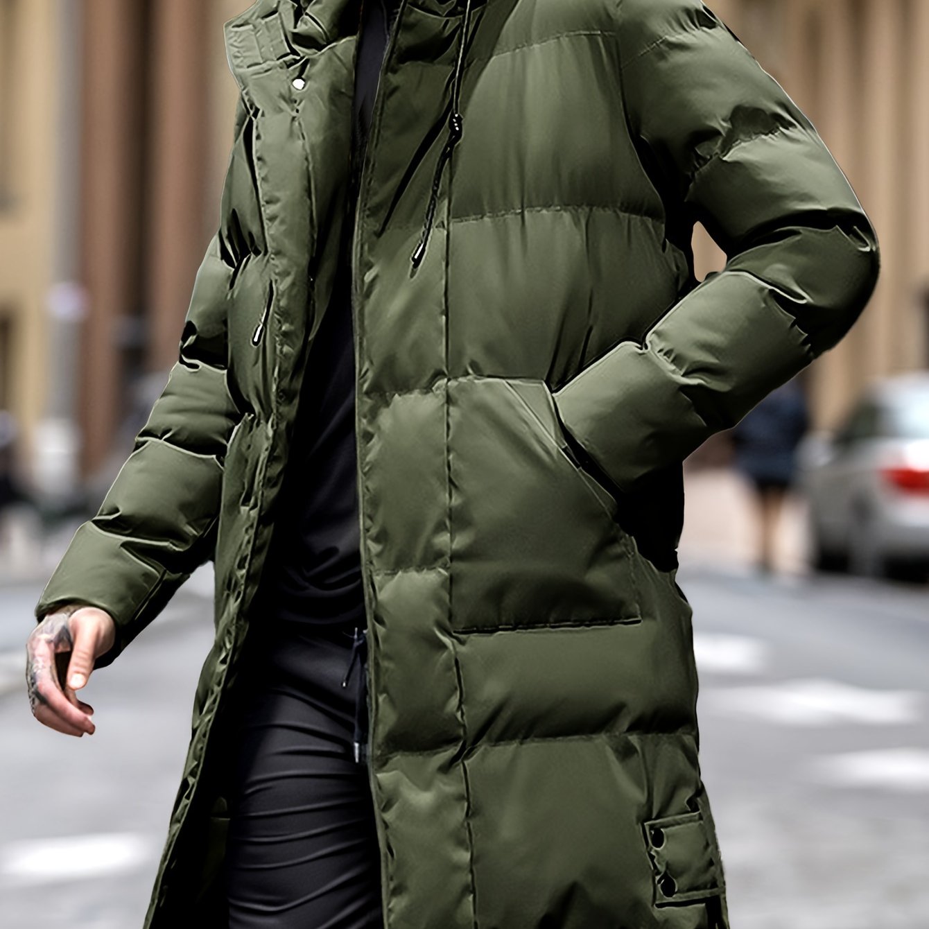 Tom | Parka d'hiver chaude avec capuche et poches
