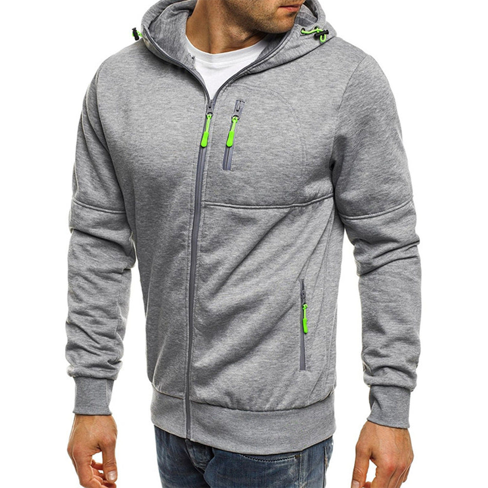 Tommy | Sweat à capuche en laine pour homme avec fermeture éclair