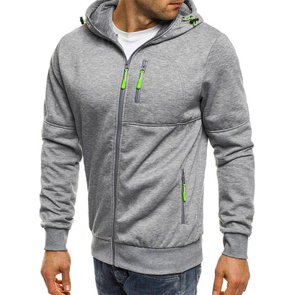 Tommy | Sweat à capuche en laine pour homme avec fermeture éclair