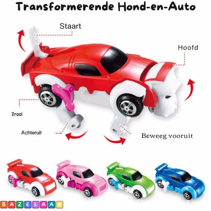 Câine și mașină transformabile