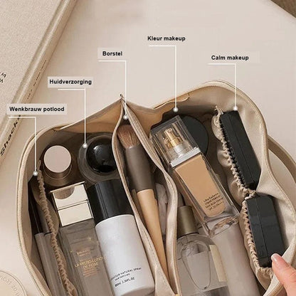 Viral leather make-up bag | Keep all your cosmetics at hand