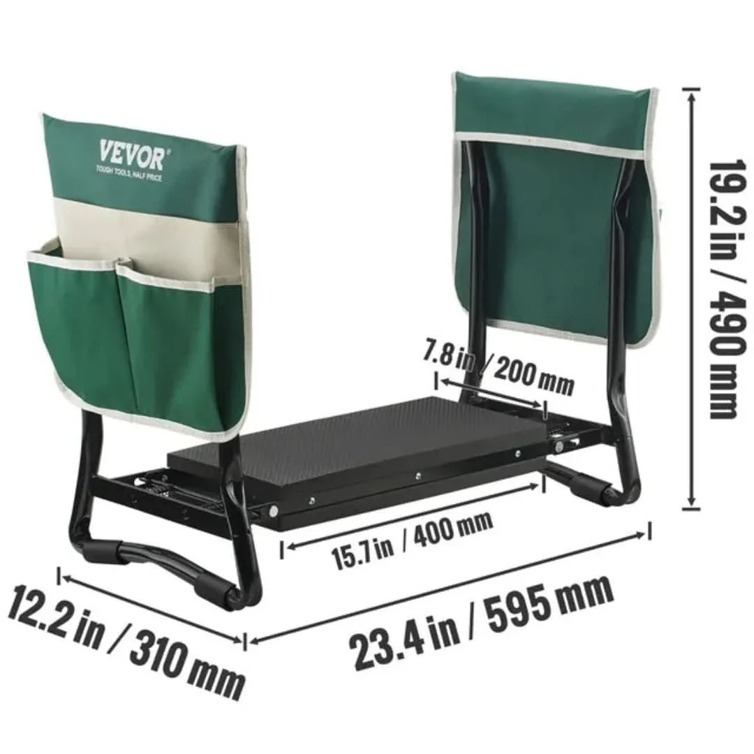 Arrodillador y asiento de jardín