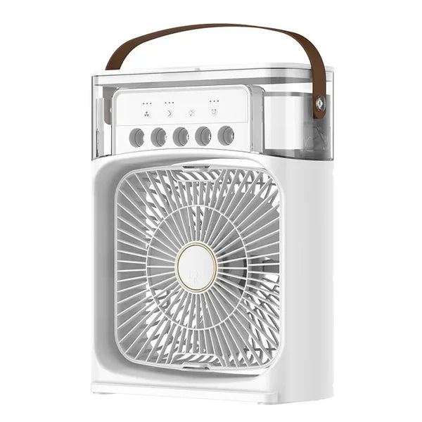 Prenosný ventilátor s ľadovou hmlou Ultra-Cooling - LED svetlá - jedinečné výkonné chladenie