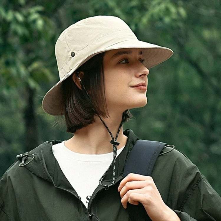 Cappello da sole da donna a tesa larga con protezione UPF 50+