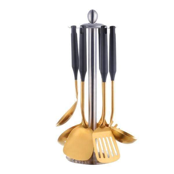 Stockholm 7-Piece Stainless Steel Kitchen Utensil Set - Durable - Functional - Stylish