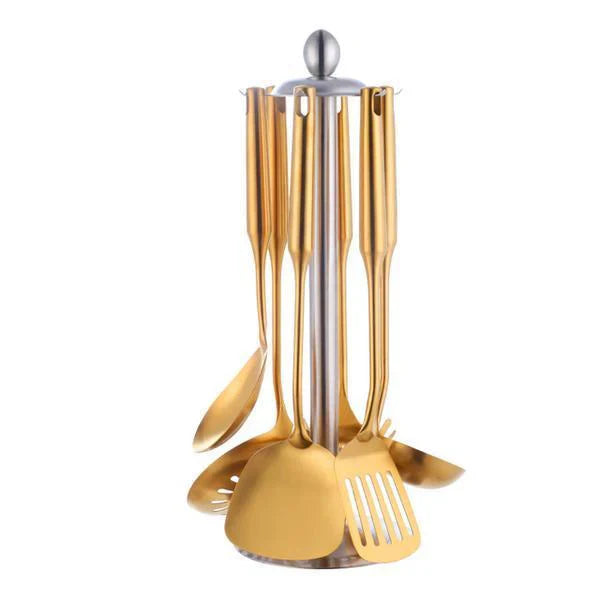 Stockholm 7-Piece Stainless Steel Kitchen Utensil Set - Durable - Functional - Stylish
