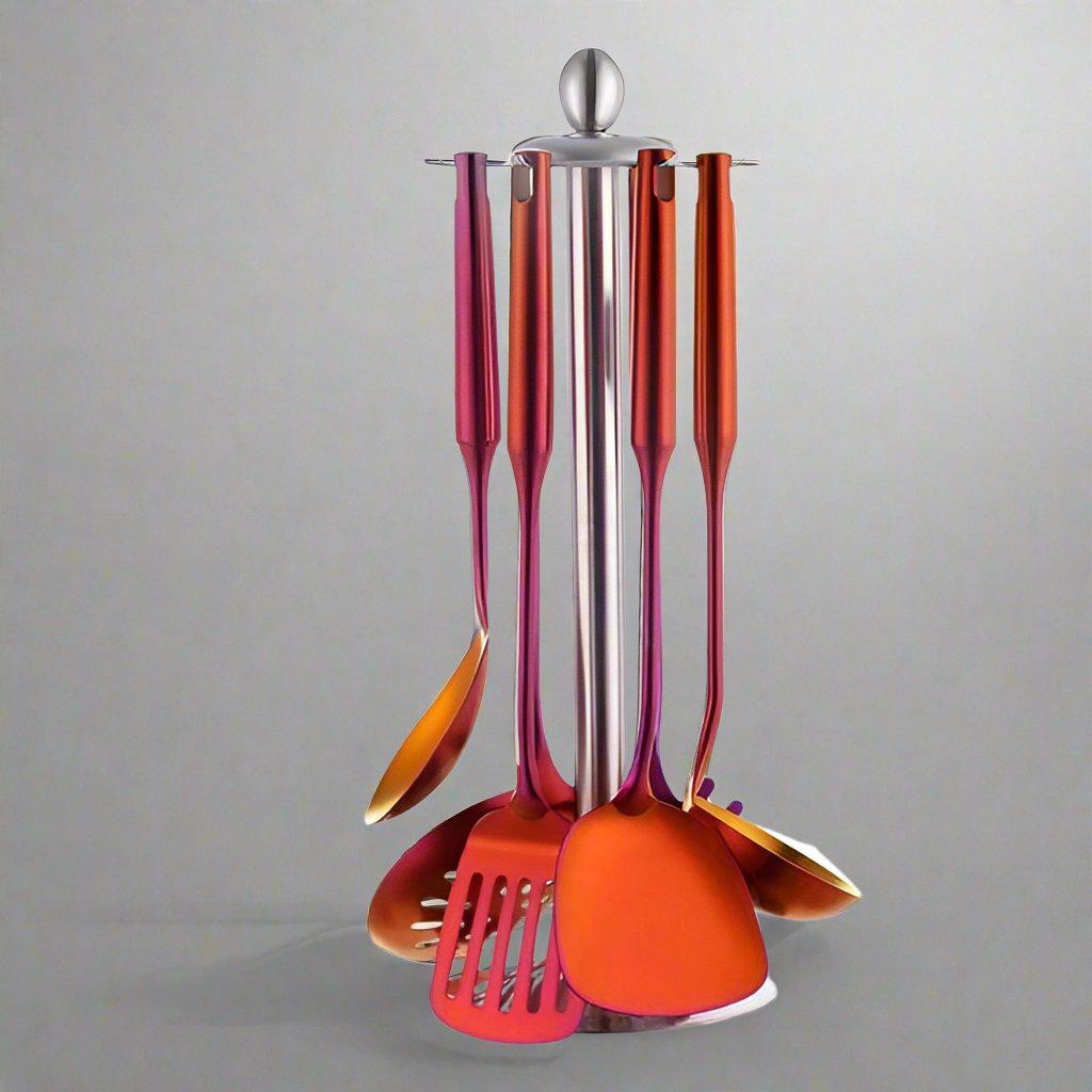 Stockholm 7-Piece Stainless Steel Kitchen Utensil Set - Durable - Functional - Stylish