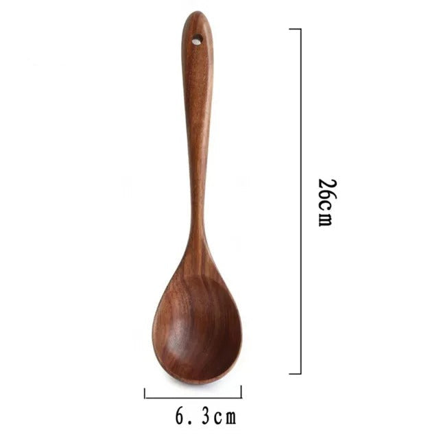 Teak Wooden Kitchen Utensils - Sustainable - Stylish - Functional