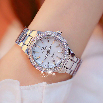 Reloj de lujo Aurora para mujer - dorado con detalles brillantes