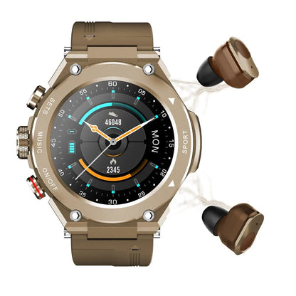 Oreste – Smartwatch with Integrated Wireless Earbuds