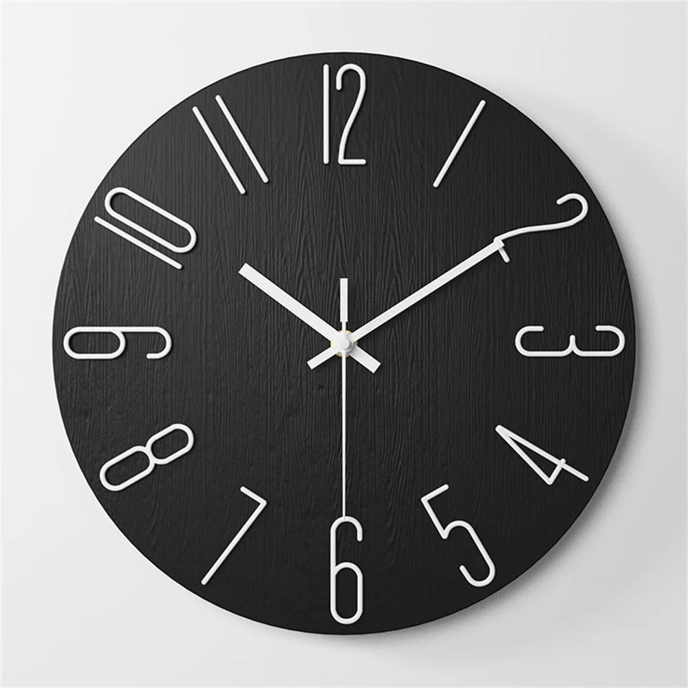 Modern Minimalist Wall Clock - Stylish - Functional - Timeless Design