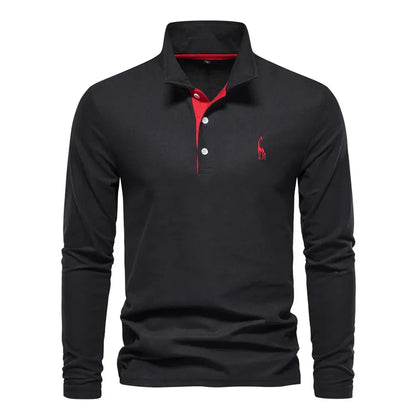 Men's Long Sleeve Polo - Bastian