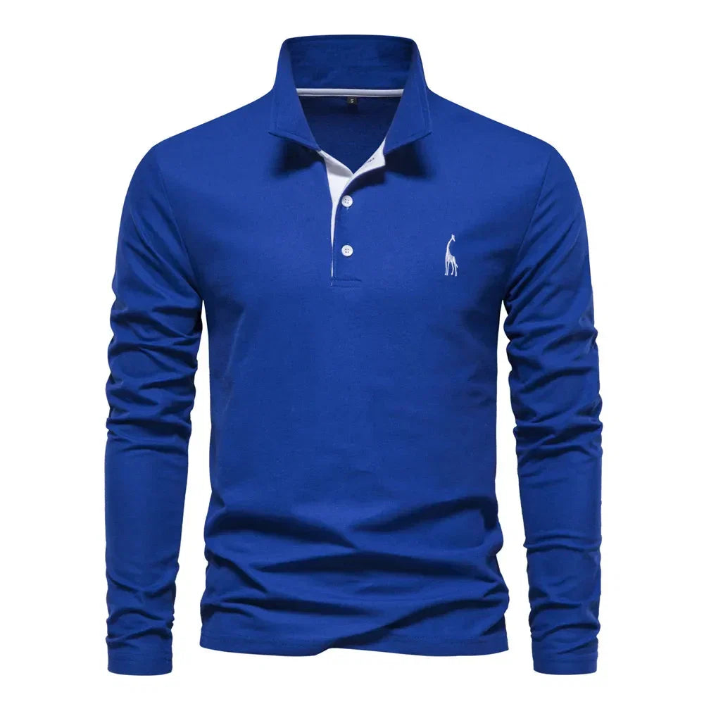 Men's Long Sleeve Polo - Bastian