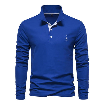 Men's Long Sleeve Polo - Bastian