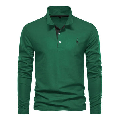 Men's Long Sleeve Polo - Bastian