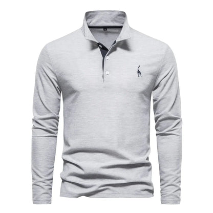 Men's Long Sleeve Polo - Bastian