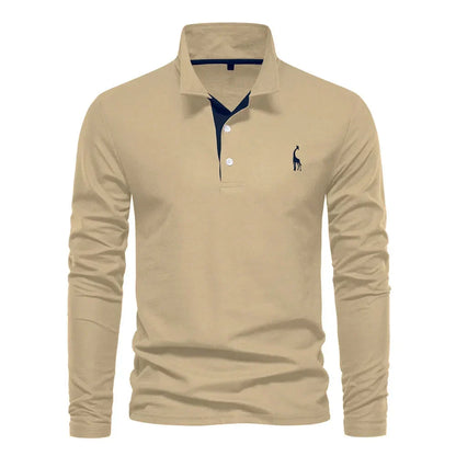 Men's Long Sleeve Polo - Bastian
