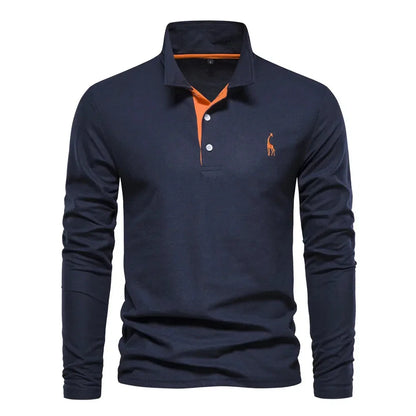 Men's Long Sleeve Polo - Bastian