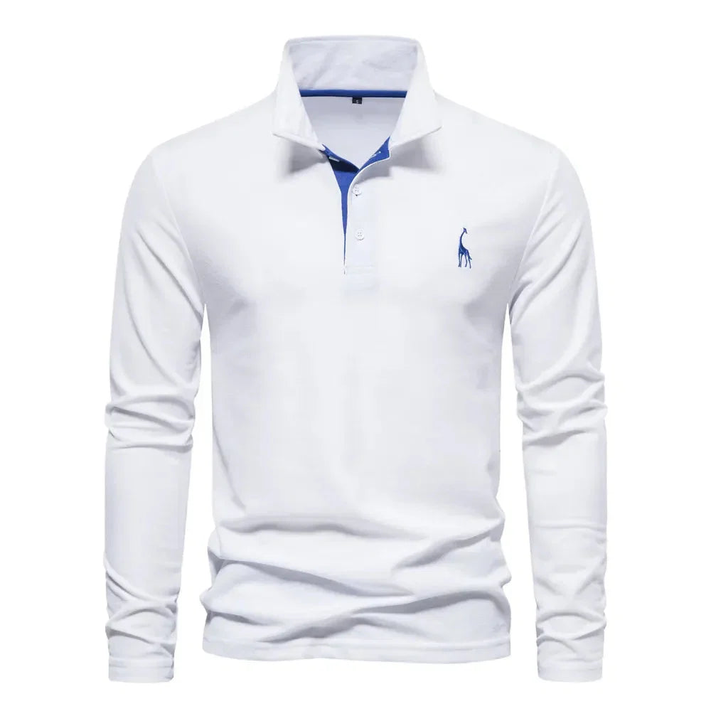 Men's Long Sleeve Polo - Bastian