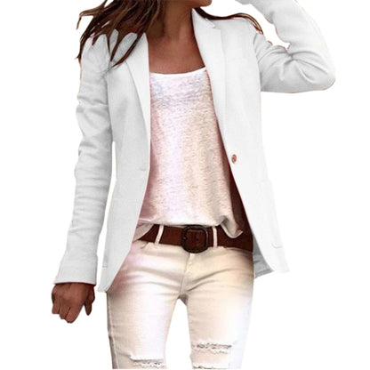 Dames zomerblazer met getailleerde pasvorm