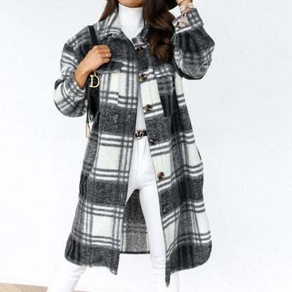 Women's Mid-Length Coat - Long - Ideal for Spring
