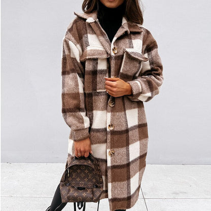Women's Mid-Length Coat - Long - Ideal for Spring