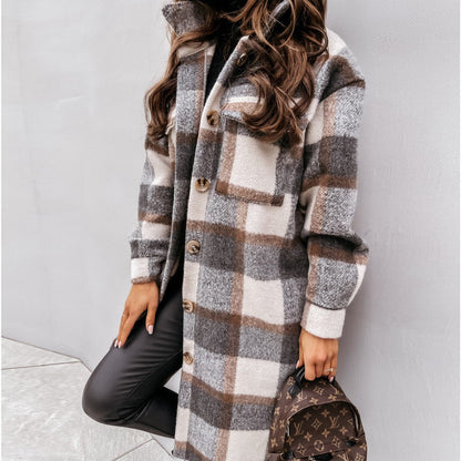 Women's Mid-Length Coat - Long - Ideal for Spring